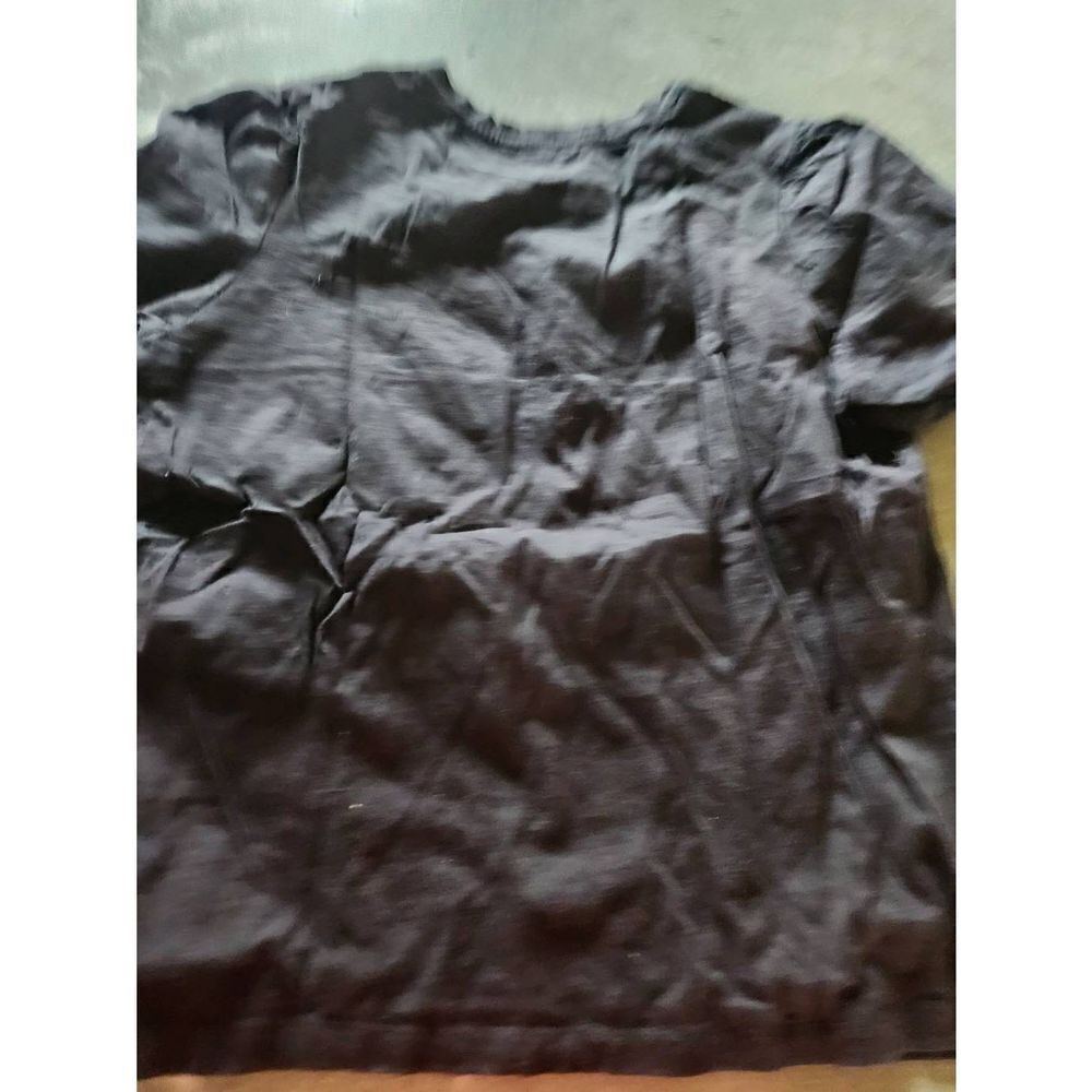 Maje black lace insert tshirt sz 3 - Picture 4 of 4